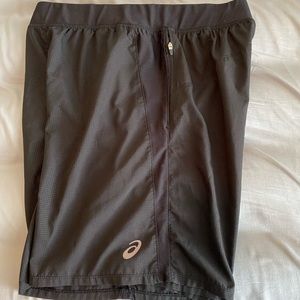 Black Asics Running Shorts